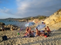 Calvi beach, Corsica France